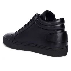 Heel & Buckle London Black High Top Formal Sneaker