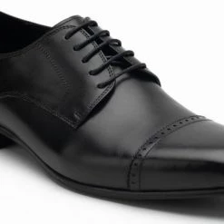 Heel & Buckle London Stately Black Derby Formals Shoes
