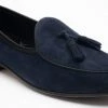 Heel & Buckle London MEN Sliced Navy Suede Formal Loafers