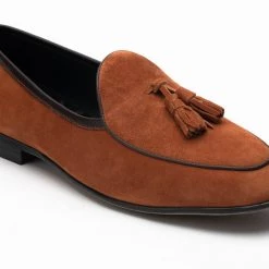 Heel & Buckle London Sliced Tan Suede Formal Loafers MEN 11 Heel & Buckle London Sliced Tan Suede Formal Loafers MEN
