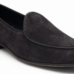Heel & Buckle London Grey Suede Formal Loafers MEN