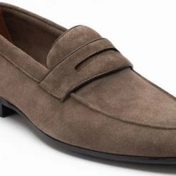 Heel & Buckle London Mosey Grey Penny Formal Loafers MEN