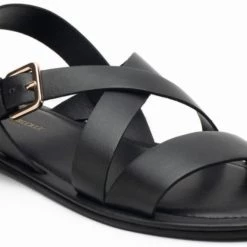 Heel & Buckle London MEN Black Gladiator Formal Sandals