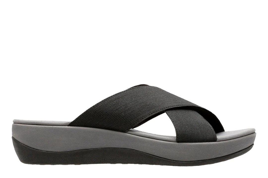 Clarks WOMEN ARLA ELIN BLACK FABRIC 4 Clarks WOMEN ARLA ELIN BLACK FABRIC