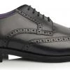 Language Men's Black Premium Formal Lace-Up Shoes