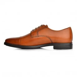 Language Men's Tan Premium Formal Lace-up Shoes