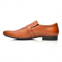 Language Men's Tan Premium Formal Shoes