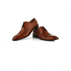 Language Men's Tan Premium Tunit Party Formal Shoes