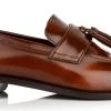 Language Men's Tan Premium Party Leather Shoes