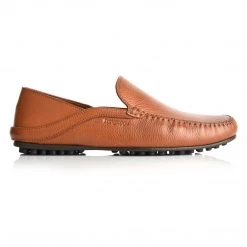 Language Men's Tan Premium Casual Driving Shoes