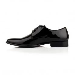 Language Men's Black Premium Wedding Formal Shoes