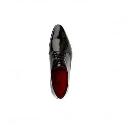 Language Men's Black Premium Wedding Formal Shoes