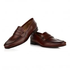 Language Men's Brown Premium Formal Shoes