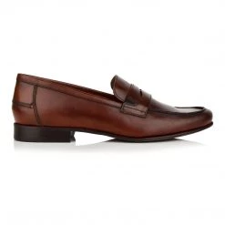 Language Men's Brown Premium Formal Shoes