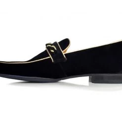 Language Men's Black Premium Wedding Shoes