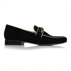 Language Men's Black Premium Wedding Shoes