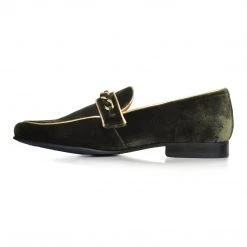 Language Men's Green Premium Wedding Shoes