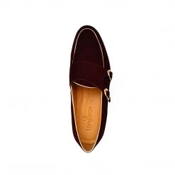 Language Men's Wine Premium Wedding Shoes