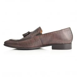 Language Men's Brown Premium Party Formal Shoes