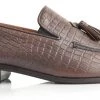 Language Men's Burgundy Premium Party Formal Shoes
