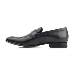 Language Men's Black Premium Party Monk Shoes