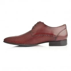 Language Men's Burgundy Premium Party Formal Shoes