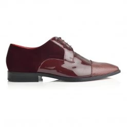 Language Men's Wine Premium Wedding Formal Shoes