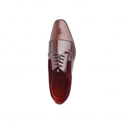 Language Men's Wine Premium Wedding Formal Shoes