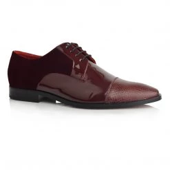 Language Men's Wine Premium Wedding Formal Shoes