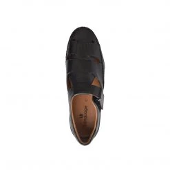 Language Men's Black Premium Formal Sandals