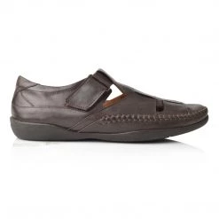 Language Men's Brown Premium Formal Sandals