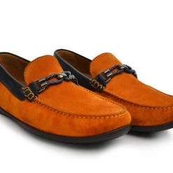 Language Men's Tan Premium Casual Formal Shoes