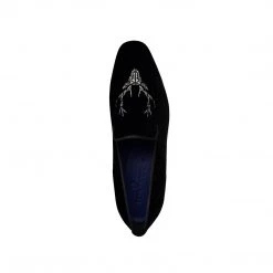 Language Men's Black Premium Wedding Formal Shoes