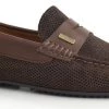 Language Men's Brown Premium Casual Driving Shoes