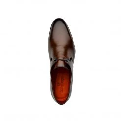 Language Men's Brown Premium Party Formal Shoes