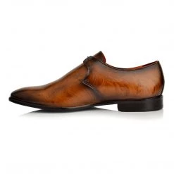 Language Men's Tan Premium Party Formal Shoes