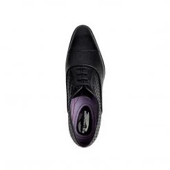 Language Men's Black Premium Party Formal Shoes