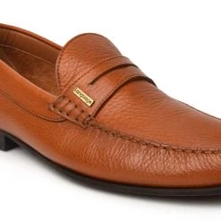 Language Men's Tan Premium Formal Shoes
