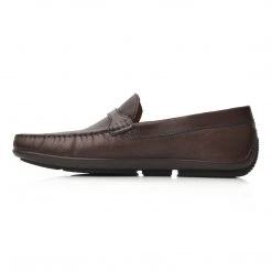 Language Men's Brown Premium Casual Driving Shoes