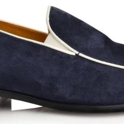 Language Men's Navy Premium Casual Formal Shoes