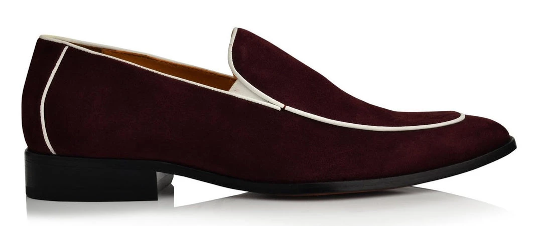 Language Men's Wine Premium Casual Formal Shoes 3 Language Men's Wine Premium Casual Formal Shoes