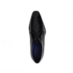 Language Men's Black Premium Wedding Formal Shoes