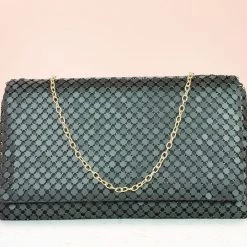 Inc.5 FORMAL FLAPPED CLUTCH - M.BLACK BAGS