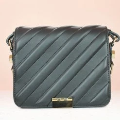 Inc.5 OFFICE QUILTED FLAP- BLACK BAGS