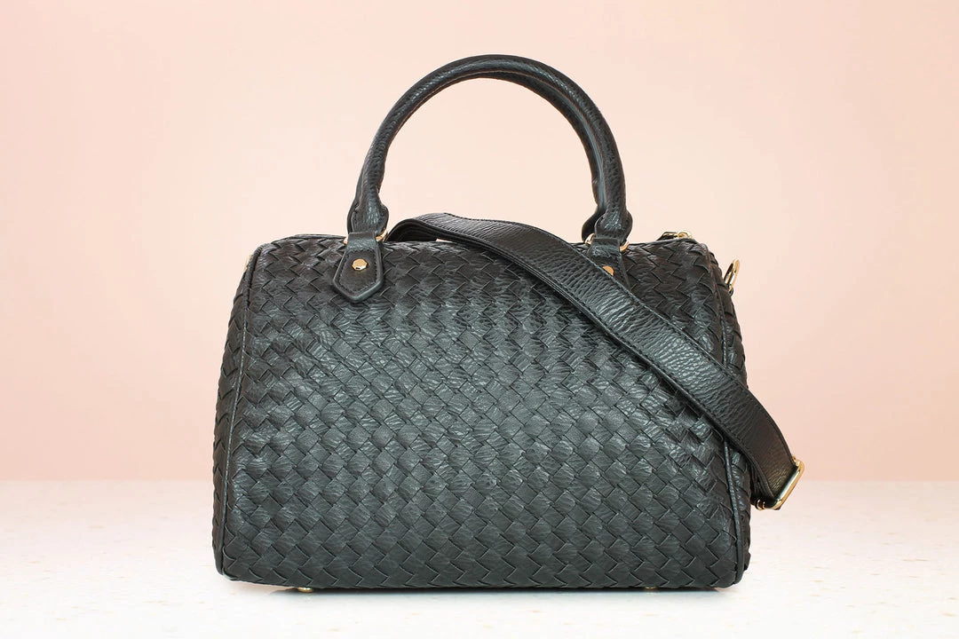 Inc.5 BAGS OFFICE WOVEN TOTE - BLACK 3 Inc.5 BAGS OFFICE WOVEN TOTE - BLACK