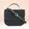 Inc.5 CASUAL FLAPPED CLUTCH - BLACK BAGS