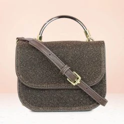 Inc.5 CASUAL FLAPPED CLUTCH - BROWN