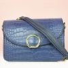 Inc.5 BAGS EVENING FLAPPED CLUTCH - BLUE 1 Inc.5 BAGS EVENING FLAPPED CLUTCH - BLUE