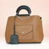 Inc.5 BAGS CASUAL SATCHEL BAG-TAN