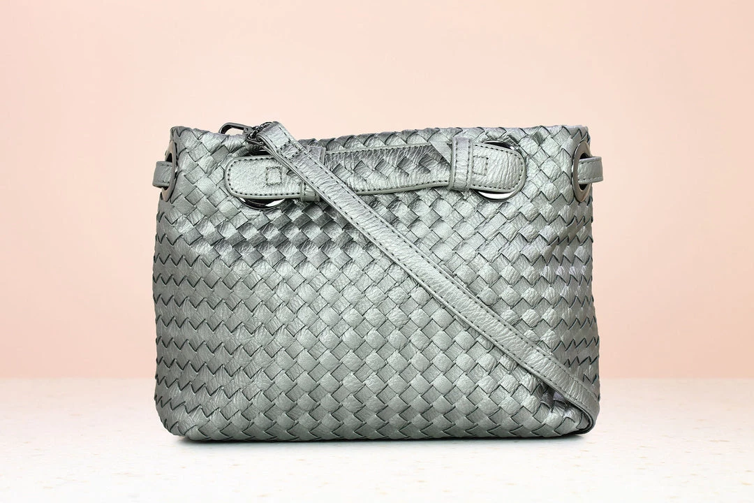 Inc.5 BAGS CASUAL SATCHEL BAG-GUN METAL 3 Inc.5 BAGS CASUAL SATCHEL BAG-GUN METAL